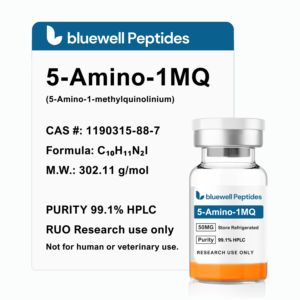 5 amino 1mq 50mg peptide – high purity research peptide by bluewell peptides coa verified