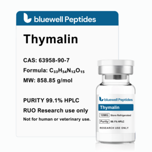 thymalin 10mg peptide high purity research peptide by bluewell peptides coa verified